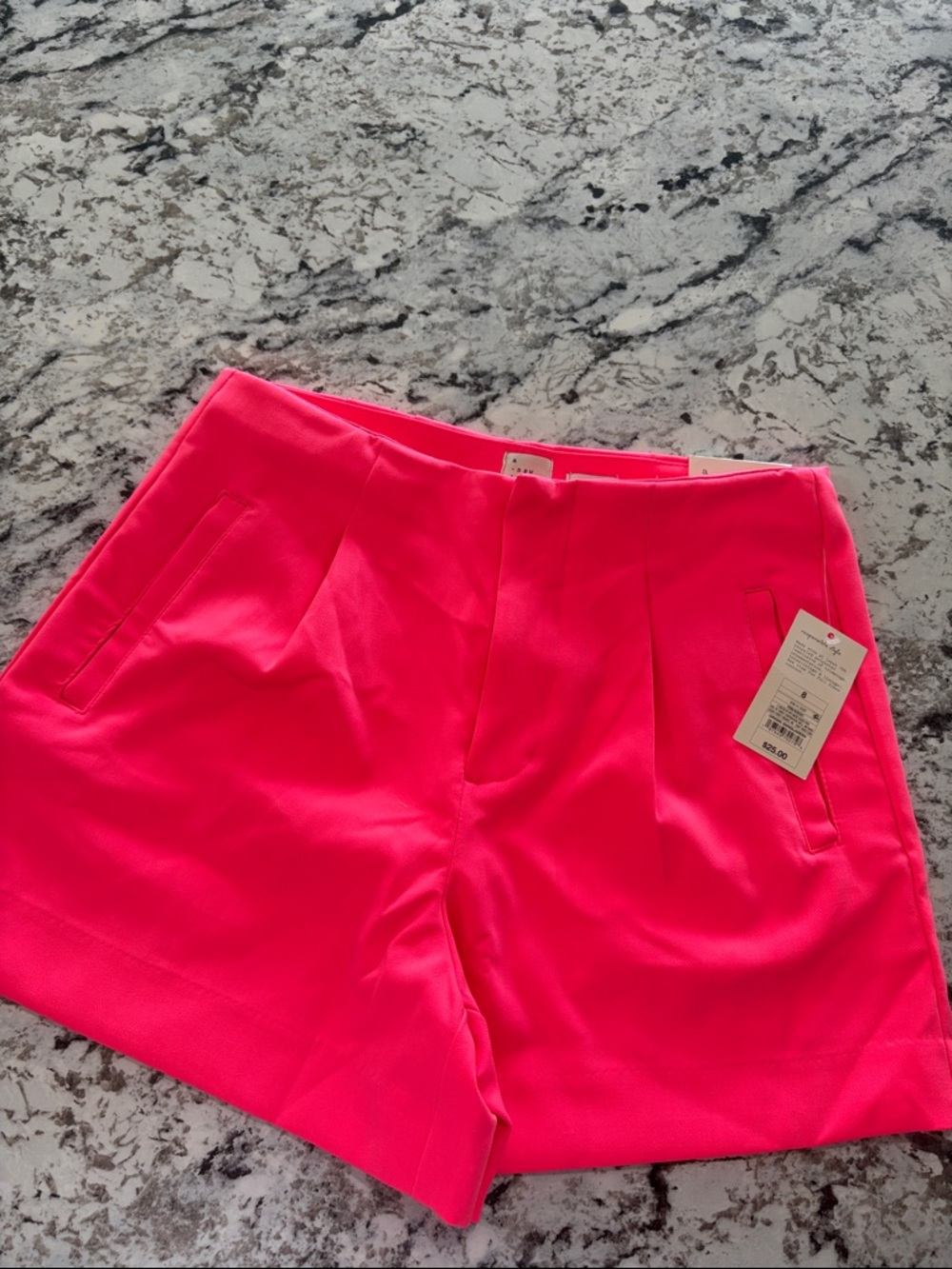 a new day Hot Pink Tailored Bermuda Shorts